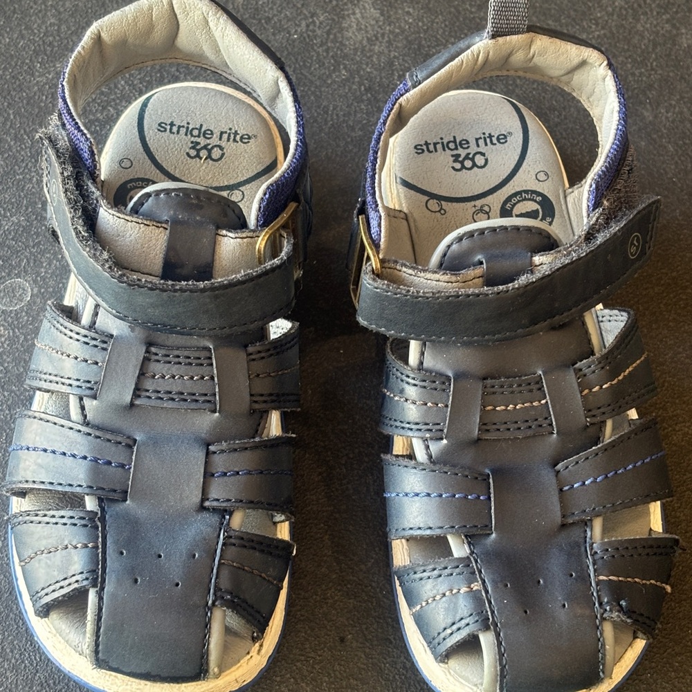Stride rite paddy sneaker sandal 11 navy